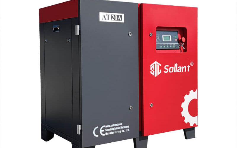 15kw variable speed rotary screw air compressor -Sollant machinery