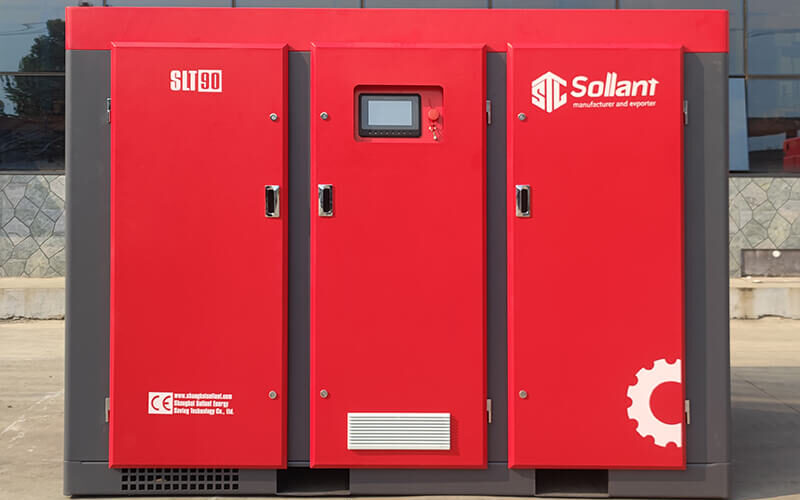 90Kw Screw Air Compressor Industrial Air Compressors SOLLANT Compressor Sollant Machinery Professional Air Compressor Manufacturer