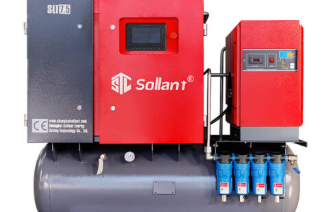 4 in 1 combind compressor screw compressor with dryer