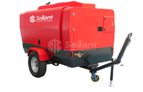 diesel compressor for sandblasting