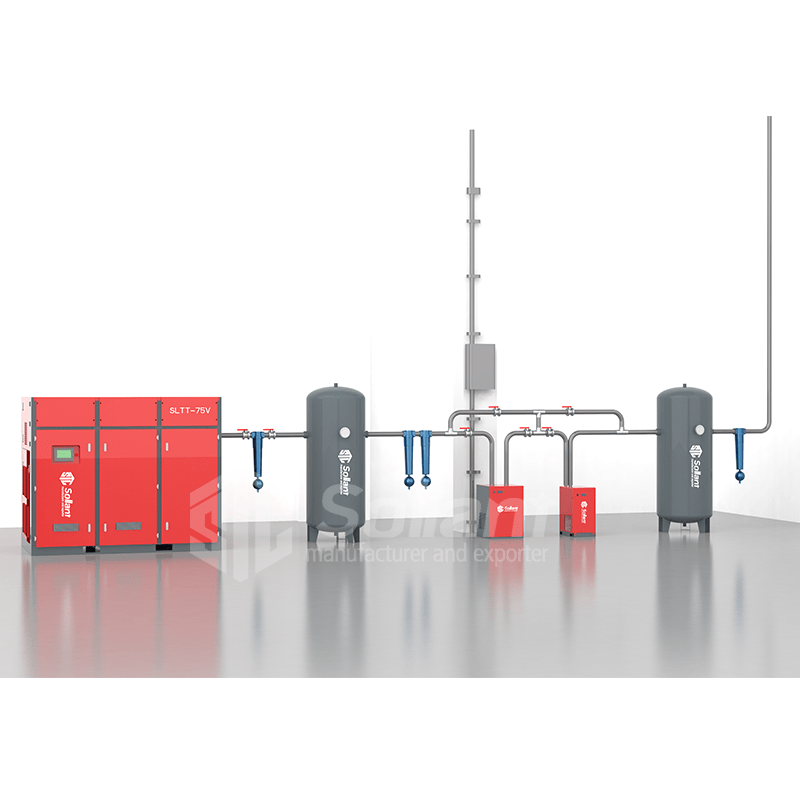 Exploration of application of two-stage compressor