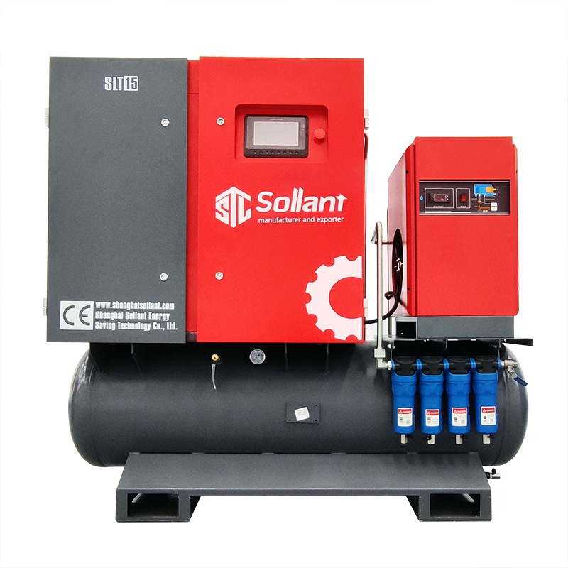 sollant air compressor for fiber laser cutting machine
