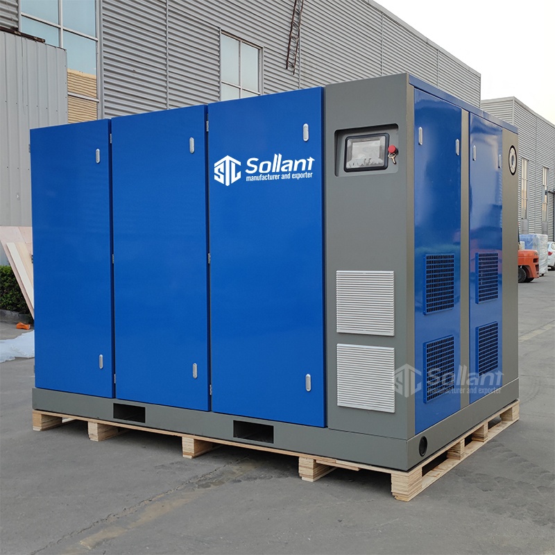 sollant centrifugal fan vertical two-stage compression air compressor